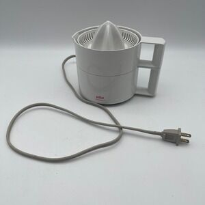 Braun Citromatic 2 Electric Citrus Juicer White Type MPZ-4 Dieter Rams Design